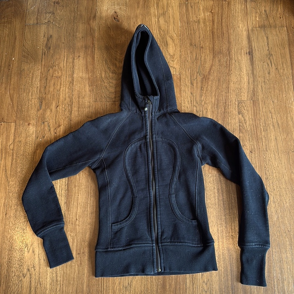 Lululemon Black Scuba Full-Zip Hoodie
